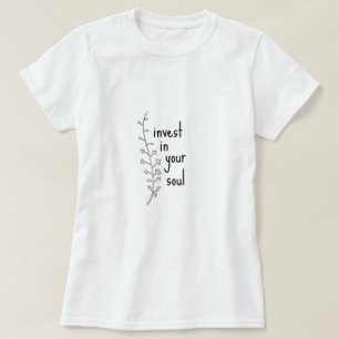 心の中に投資するおもしろいの皮肉間抜け的な贈り物 Tシャツ