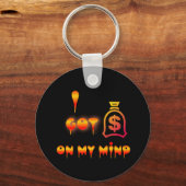 心の中のお金 キーホルダー (正面)
