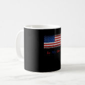 心の中のアメリカ アメリカ国旗 コーヒーマグカップ (正面左)
