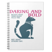 心の中の叫び声信じを解き放つ ノートブック (正面)