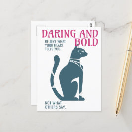 心の中の叫び声信じを解き放つ ポストカード