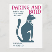 心の中の叫び声信じを解き放つ ポストカード (正面)