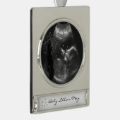 心の中の愛 シルバープレートバナーオーナメント (右)