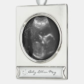 心の中の愛 シルバープレートバナーオーナメント (左)