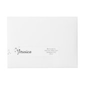 心の中の愛 ラップアラウンド宛名ラベル (正面)