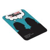 心の中の真の犯罪は柔軟 マグネット (右側)