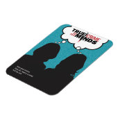 心の中の真の犯罪は柔軟 マグネット (左側)