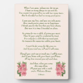 心の中の記憶　想い出 フォトプラーク (正面)