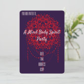 心の体の精神のニューエイジのパーティー 招待状 (スタンド正面)
