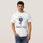 心の体の精神のHathaのヨガのTシャツ Tシャツ (正面フル)