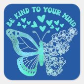 心の健康をサポートする心に優しい スクエアシール (正面)