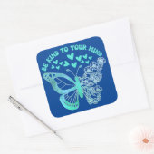 心の健康をサポートする心に優しい スクエアシール (封筒)