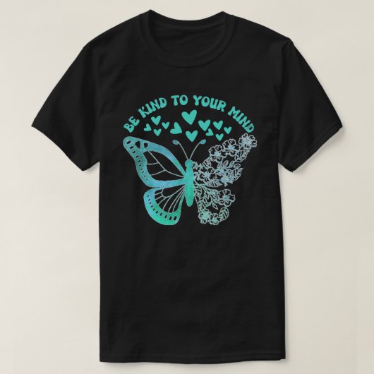 心の健康をサポートする心に優しい Tシャツ (デザイン正面)