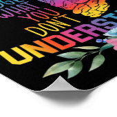 心の健康を理解していないものを判断してはいけない ポスター (角)