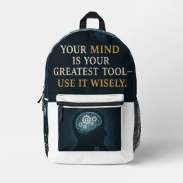 心の力を利用する プリントバックパック