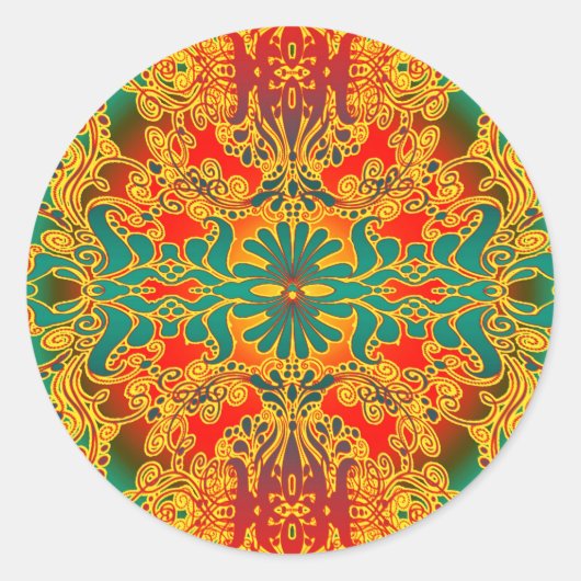 心の印 ラウンドシール (正面)