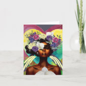 心の奥底を探れ あなたの内なる強さ ノートカード (正面)