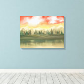 心の孤独 キャンバスプリント (インサイチュ (ウッドフロア))