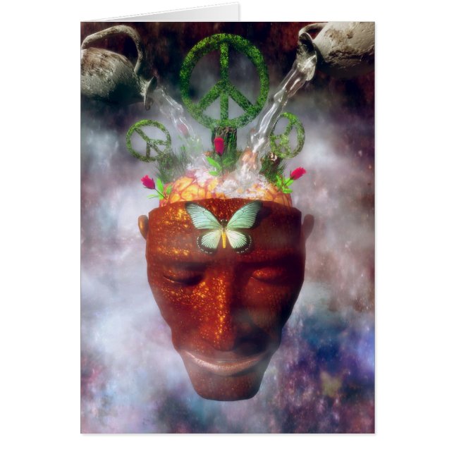 心の安らぎを育てることを試みること (正面)