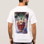 心の安らぎを育てることを試みること Tシャツ (裏面)