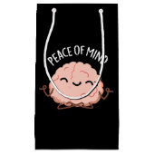 心の平和おもしろい脳瞑想プンダークBG スモールペーパーバッグ (正面)