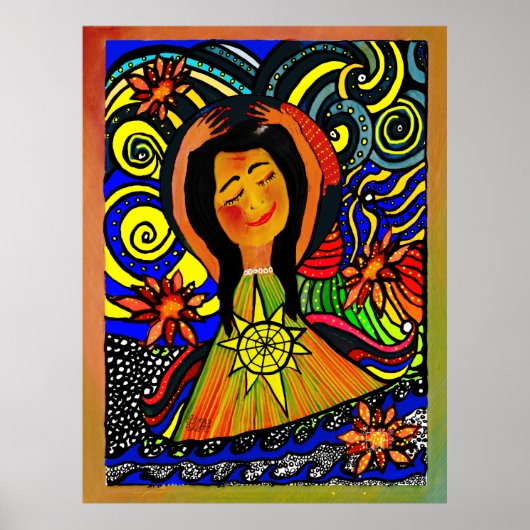 心の平和のお祝い ポスター (正面)