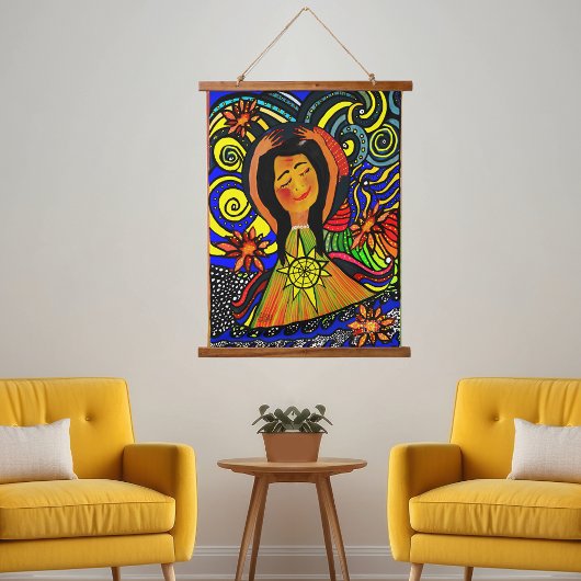 心の平和のお祝い 吊り下げ型タペストリー