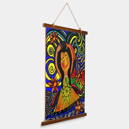 心の平和のお祝い 吊り下げ型タペストリー (傾斜あり)