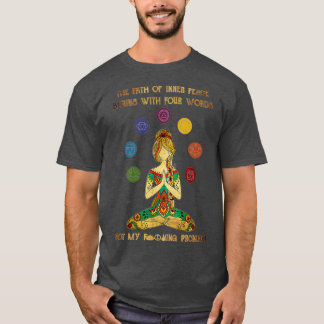 心の平和の道は四二で始まる Tシャツ