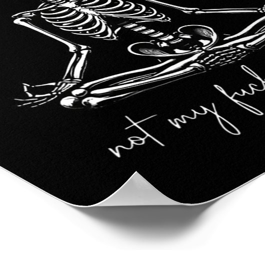 心の平和は私のフォーイングPではなく4つの単語で始まる ポスター (角)