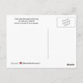 心の平和_A_はがき ポストカード (裏面)