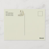 心の平穏は内から ブッダ ポストカード (裏面)