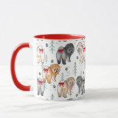 心の底から愛してる 5つの色のチャウ 11オンス マグカップ (左)