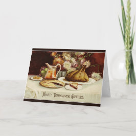 心の底から感謝祭のディナー シーズンカード