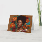 心の底から湧き出る花と花の母の日 シーズンカード (正面)