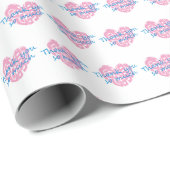 心の形の感謝を漢字感謝していでそう ラッピングペーパー (ロールコーナー)