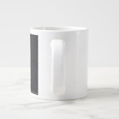 心の形をした月ジャンボで思いやりのある思い出 ジャンボコーヒーマグカップ (裏面)