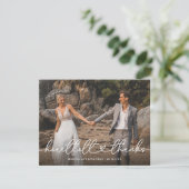 心の感謝してい結婚ある写真 サンキューカード (スタンド正面)