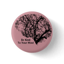 心の木の脳のボタンピンに優しい