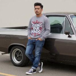 心の植民地化を解放しよう（ポイント） スウェットシャツ