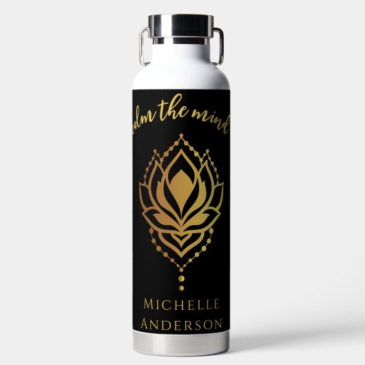 心の水びんを静める ウォーターボトル (正面)