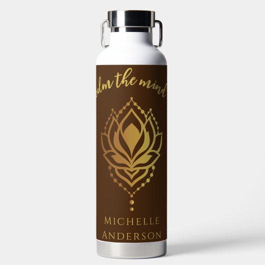 心の水びんを静める ウォーターボトル (正面)