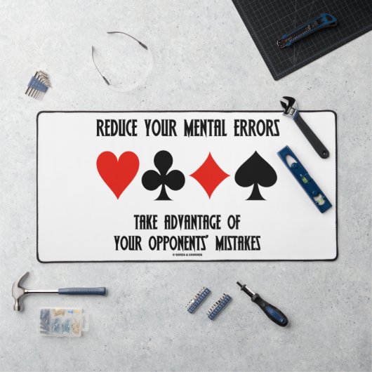 心の減ら誤りが敵を利する デスクマット (ワークステーション)