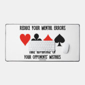 心の減ら誤りが敵を利する デスクマット (キーボード&マウス)