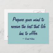 心の準備 - ポストカード (正面/裏面)