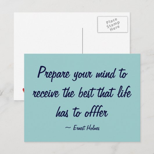 心の準備 - ポストカード (正面/裏面)