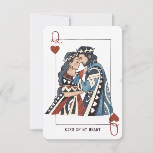 心の王 – バシールのヘンナ・デイ・招待状 招待状 (正面)