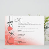 心の琴線の夕食メニューモモ メニュー (スタンド正面)