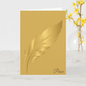 心の痛みが和らぎますようにカード カード (黄色い花)