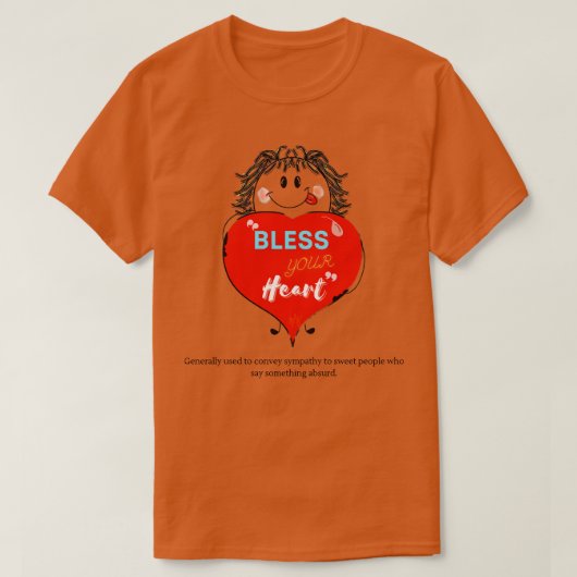 心の皮肉賛美を表す Tシャツ (デザイン正面)